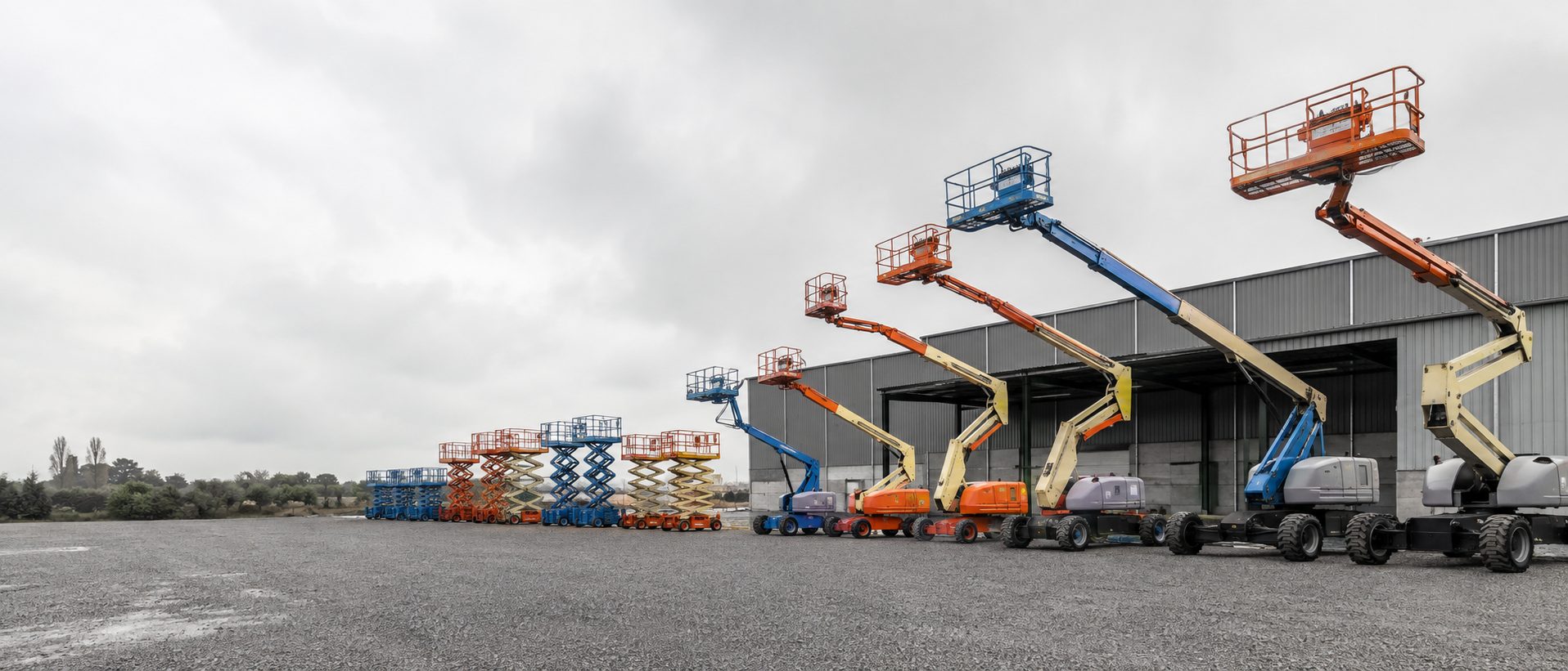 Flota de plataformas de elevación disponible para arriendo